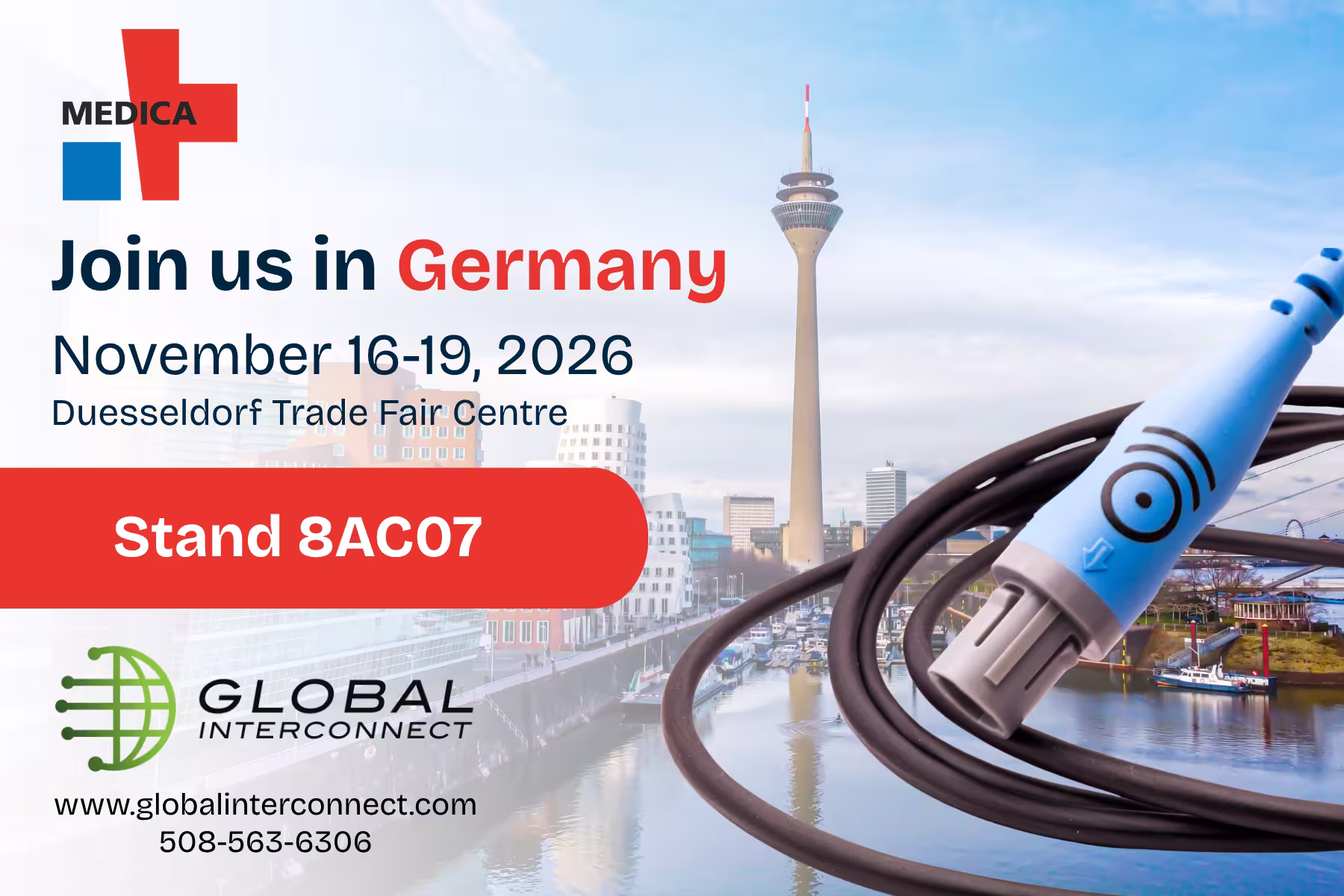 Join us in Germany<br />
Nov. 16-19, 2026<br />
Duesseldorf Trade Fair Centre. Stand 8AC07
